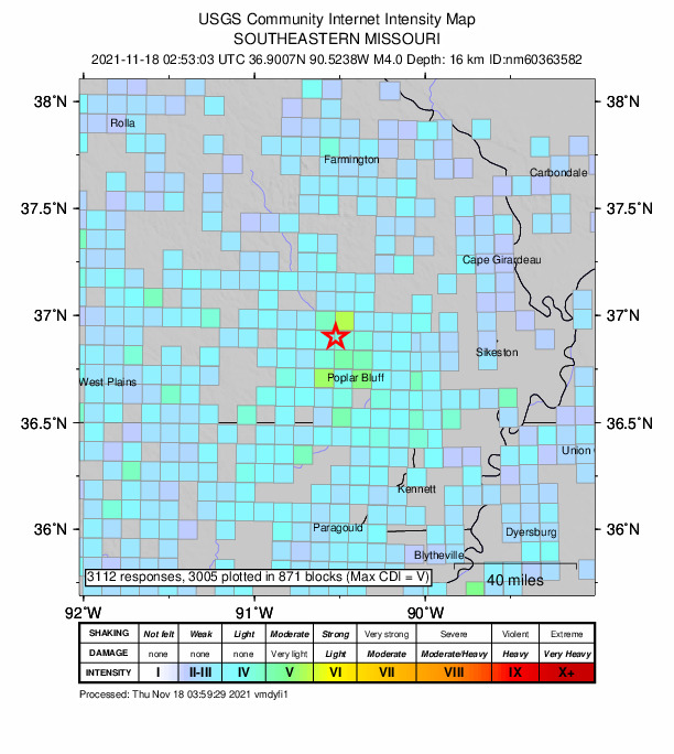 MWN Blog Magnitude 4.0 earthquake felt in Memphis metro