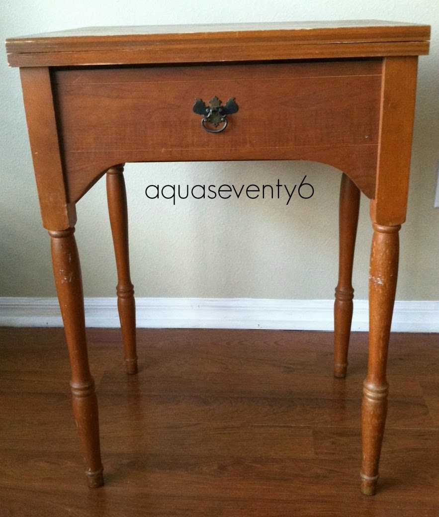 Aqua Seventy6 Easy {DIY} Vintage Sewing Makeover