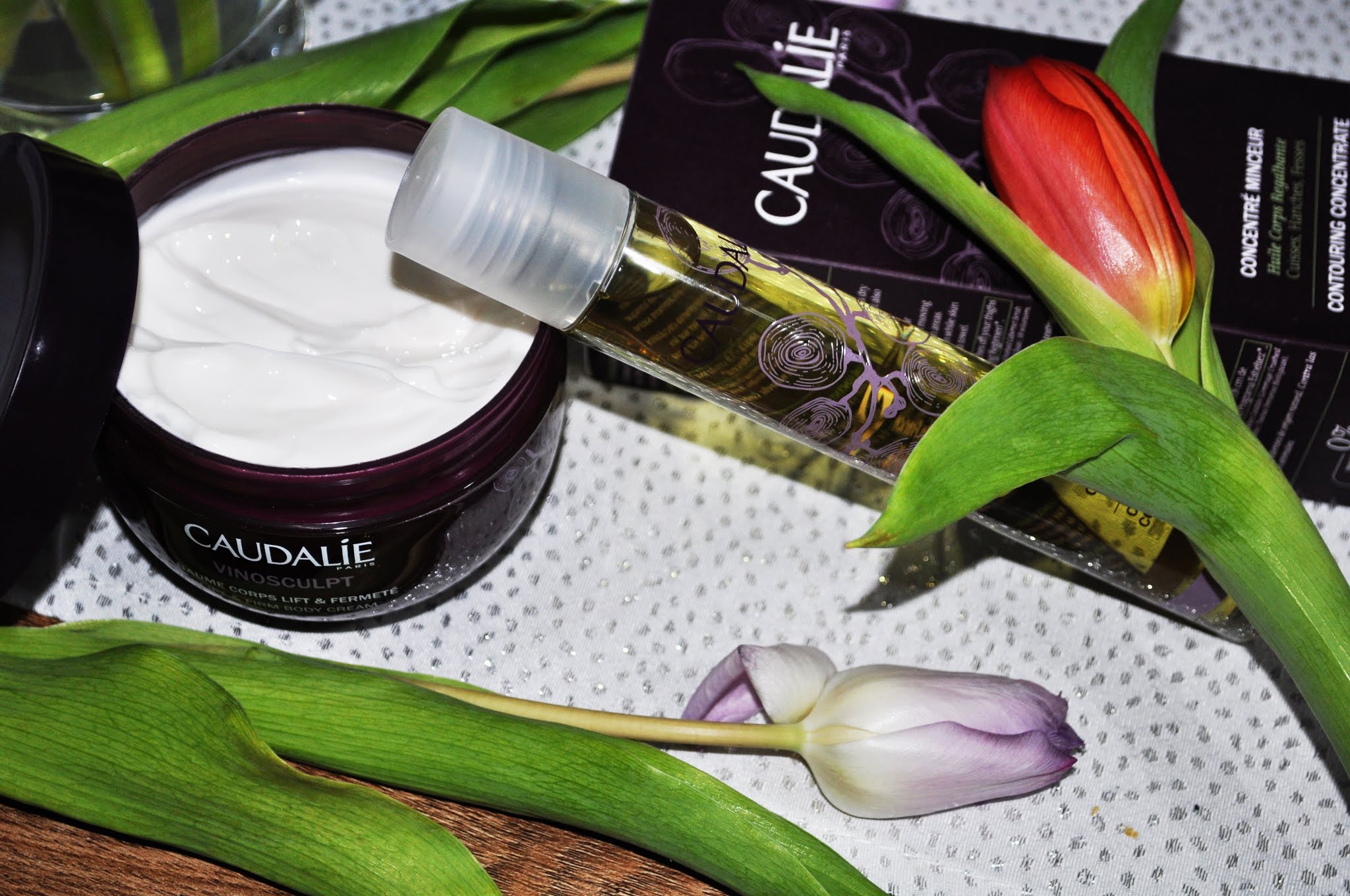 CAUDALIE SUCHY OLEJEK WYSZCZUPLAJĄCY ORAZ LIFTINGUJĄCO-UJĘDRNIAJĄCY BALSAM DO CIAŁA