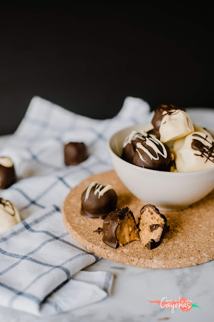 Bombones De Mantequilla De Cacahuete