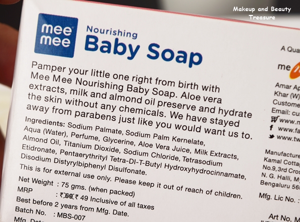 mee mee nourishing baby soap