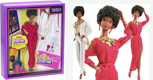 omdrejningspunkt Hændelse, begivenhed marked The Original Black Barbie Doll Debuted in 1980