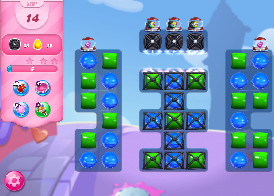 Candy Crush Saga level 3101 Candy Crush Saga level 3101