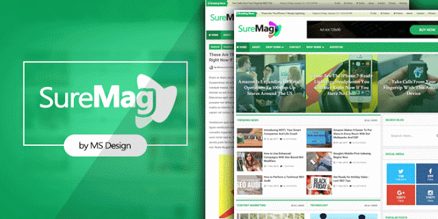 Sure-mag-шаблон-blogger-2017