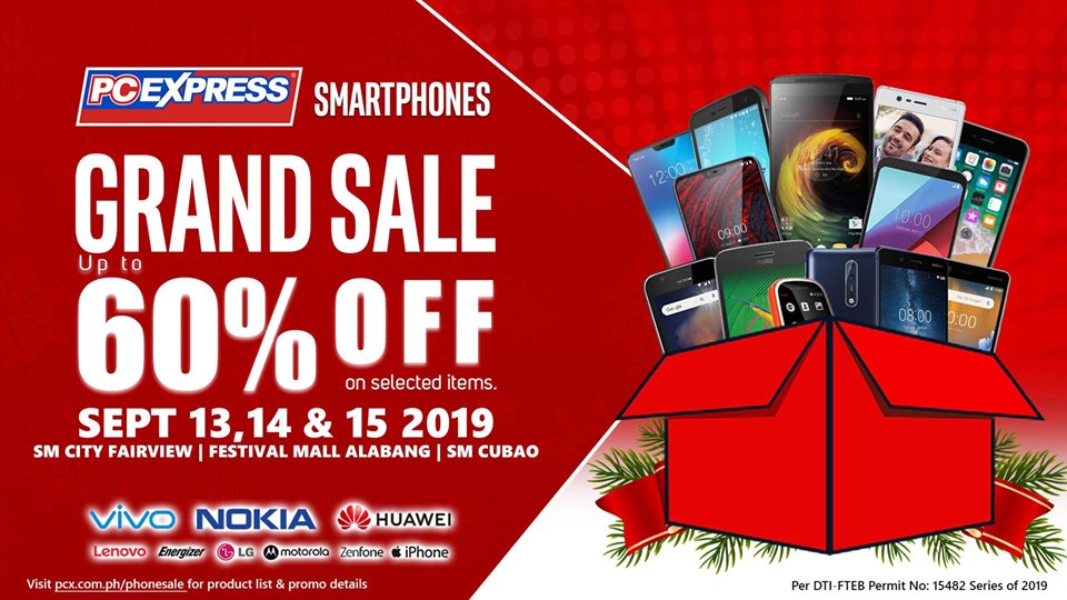 Manila Shopper PC Express Grand Smartphone SALE Sept 1315 2019