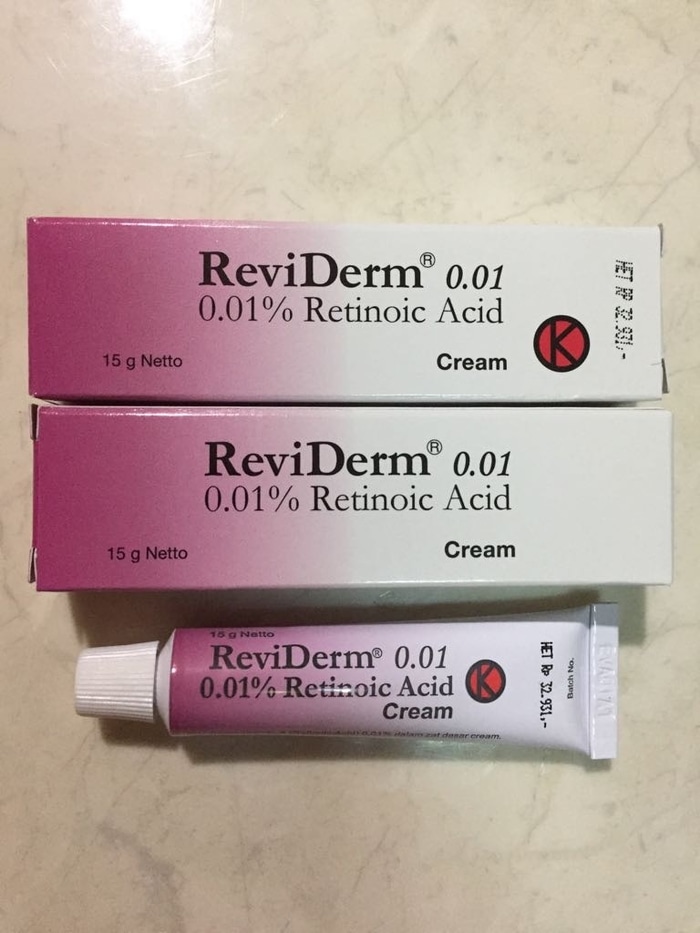 Reviderm cream 0.01 retinoid acid