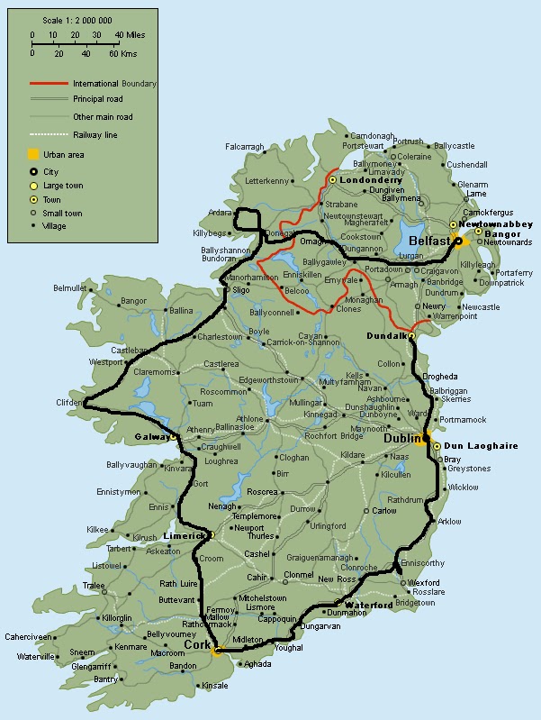 Kootenayman: Dungarvin to Dundalk, (East Coast) Ireland