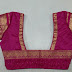 45 Awesome Collection of Blouse Back Neck Designs To Keep It Stylish Traditional silk saree blouse back neck designs with borders