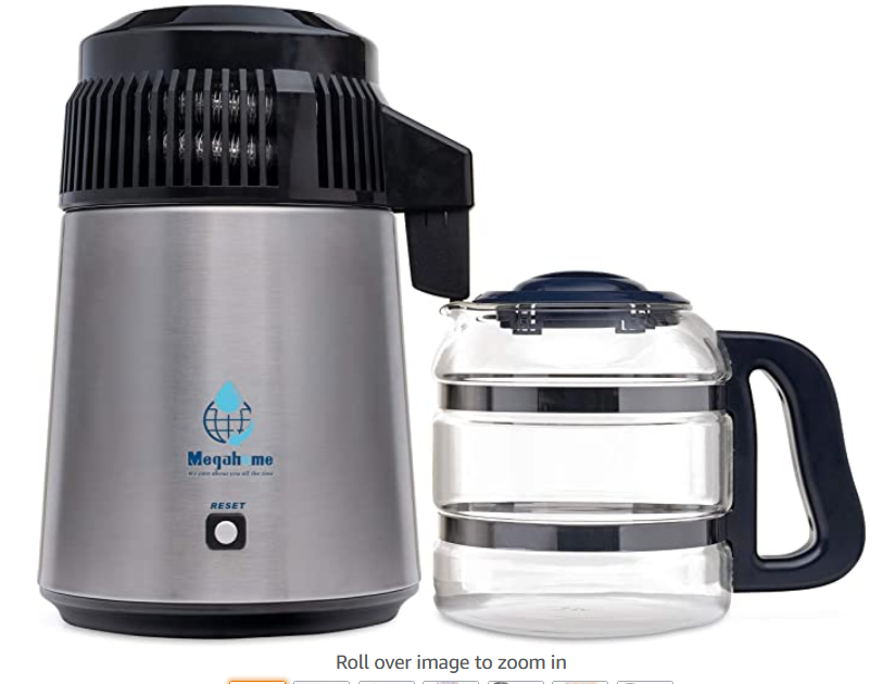 Fe and Mike Blogging Journey Megahome Countertop Water Distiller