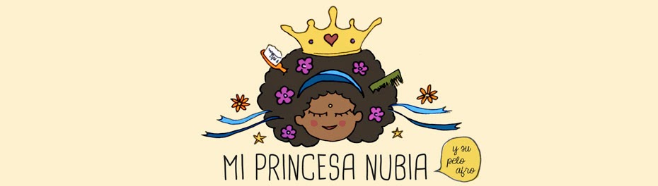 Mi princesa Nubia y su pelo Afro
