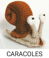 PATRONES CARACOLES AMIGURUMI