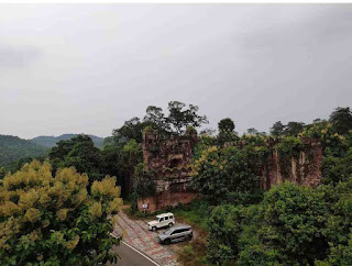 Palamu fort image ,top view