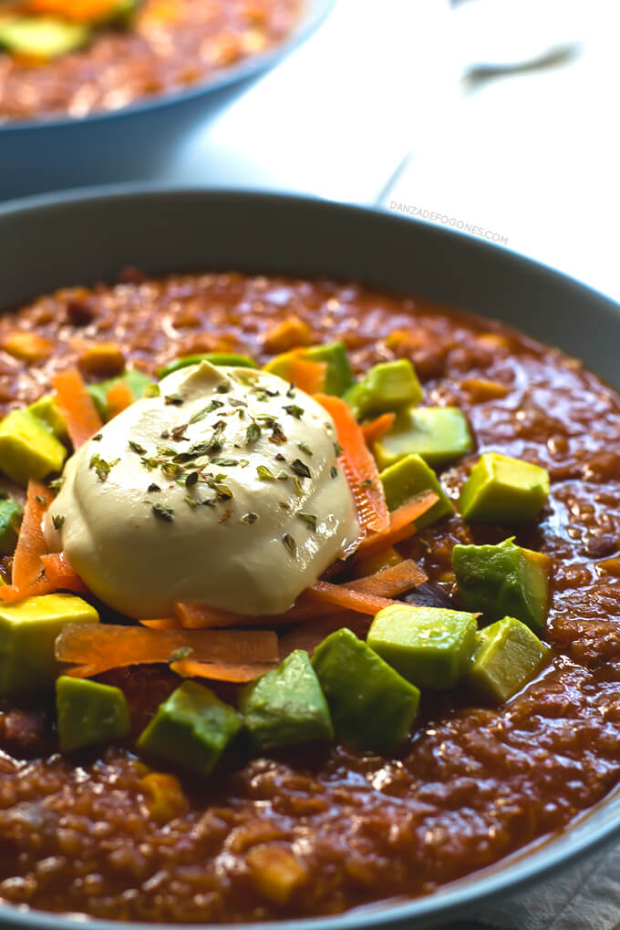 Quinoa Chilli | danceofstoves.com Quinoa Chilli | danceofstoves.com