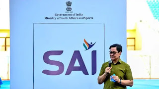 Kiren Rijiju launches new logo of Sports Authority of India