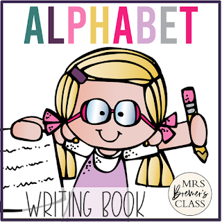 Alphabet books for writing and letter sounds practice. Use in a writing center, phonics center, alphabet center, or as part of Daily 5 activities. K-1