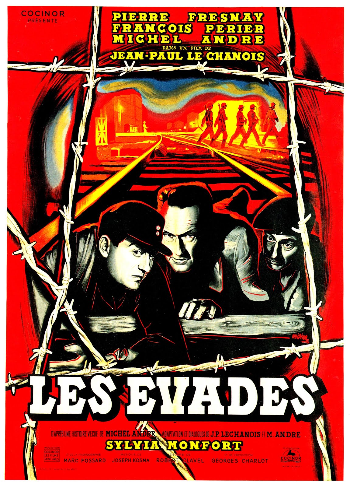 Les évadés (1954) Jean-Paul Le Chanois - Les évadés