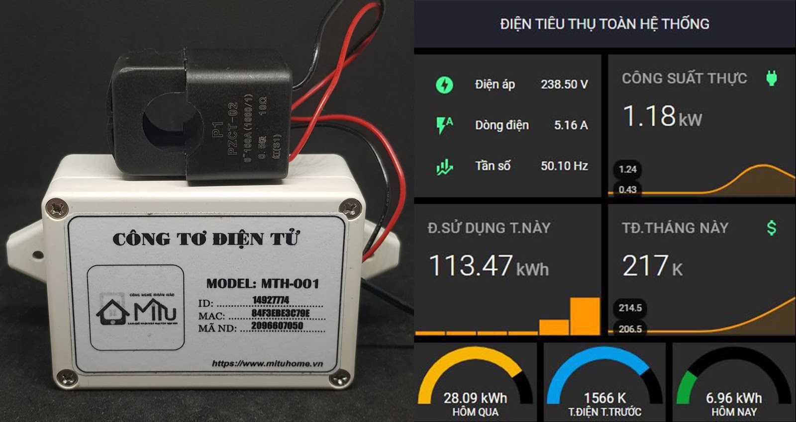 Đồng hồ đo công suất tiêu thụ Kwh 220v 60A - Công tơ điện tử | Shopee Việt  Nam