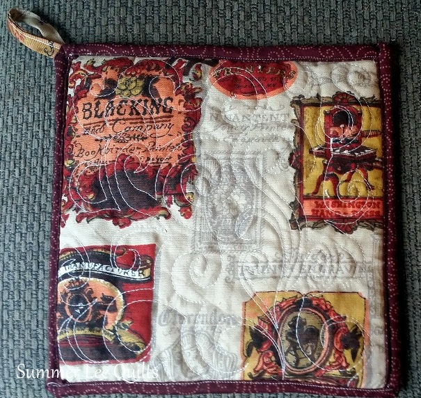 Summer Lee Quilts Finished Repurposed Table Runner Set