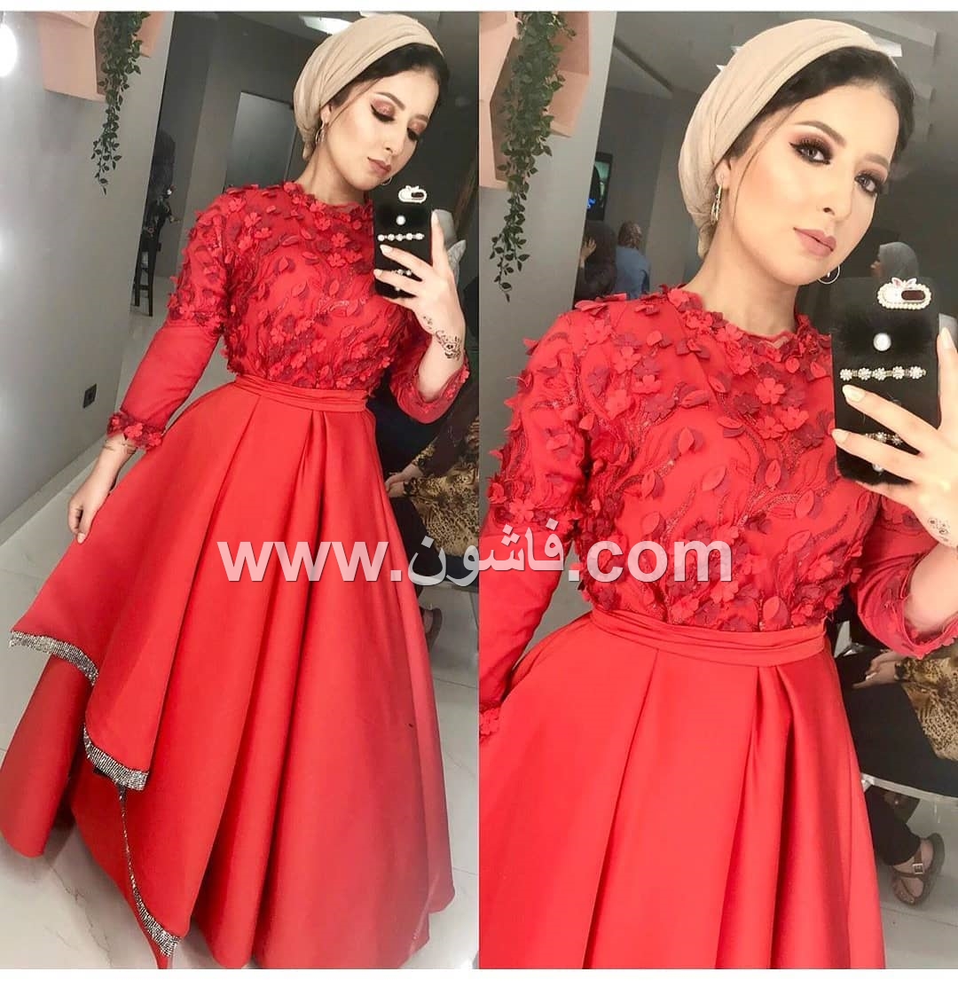 صور موديلات فساتين سواريه للمحجبات 2020 dresses soiree veiled 2020