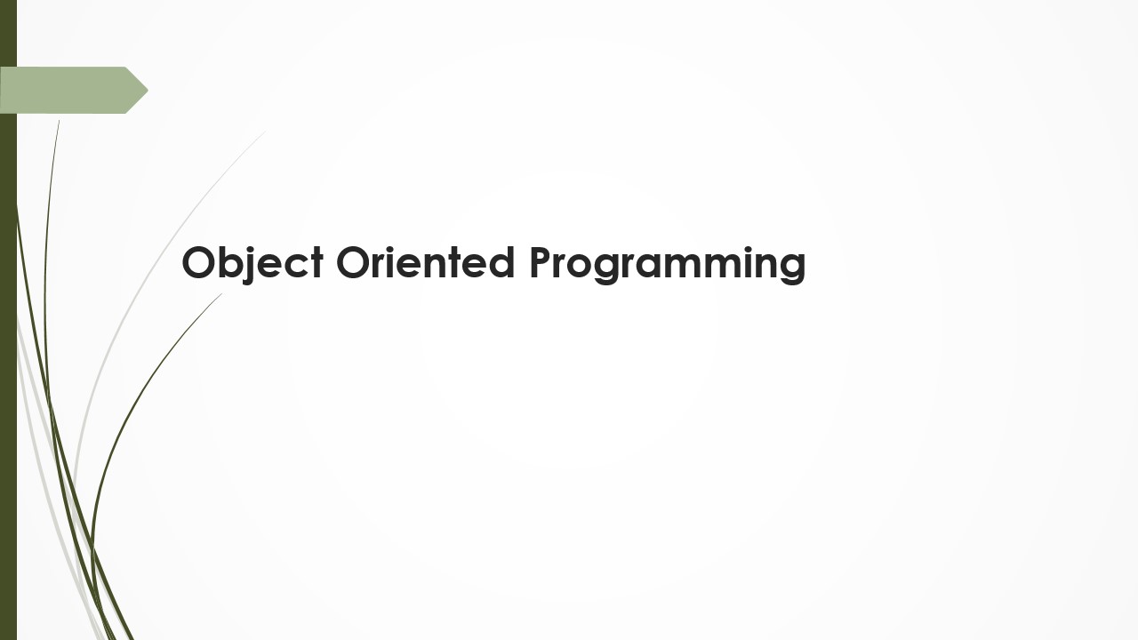 Object Oriented Programming and Design- Unit-I