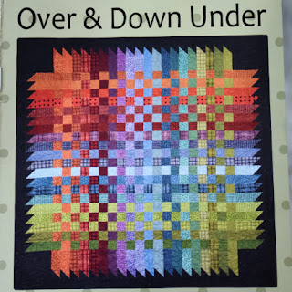 #QuiltBee: Over & Down Under flannel quilt