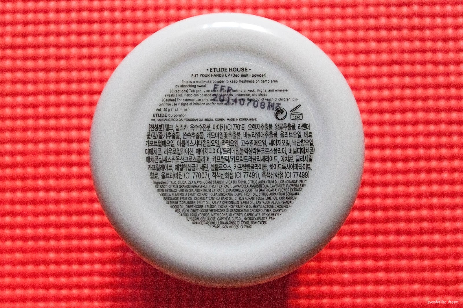 Current Faves, Etude House Put Your Hands Up Deo Multi-Powder Label