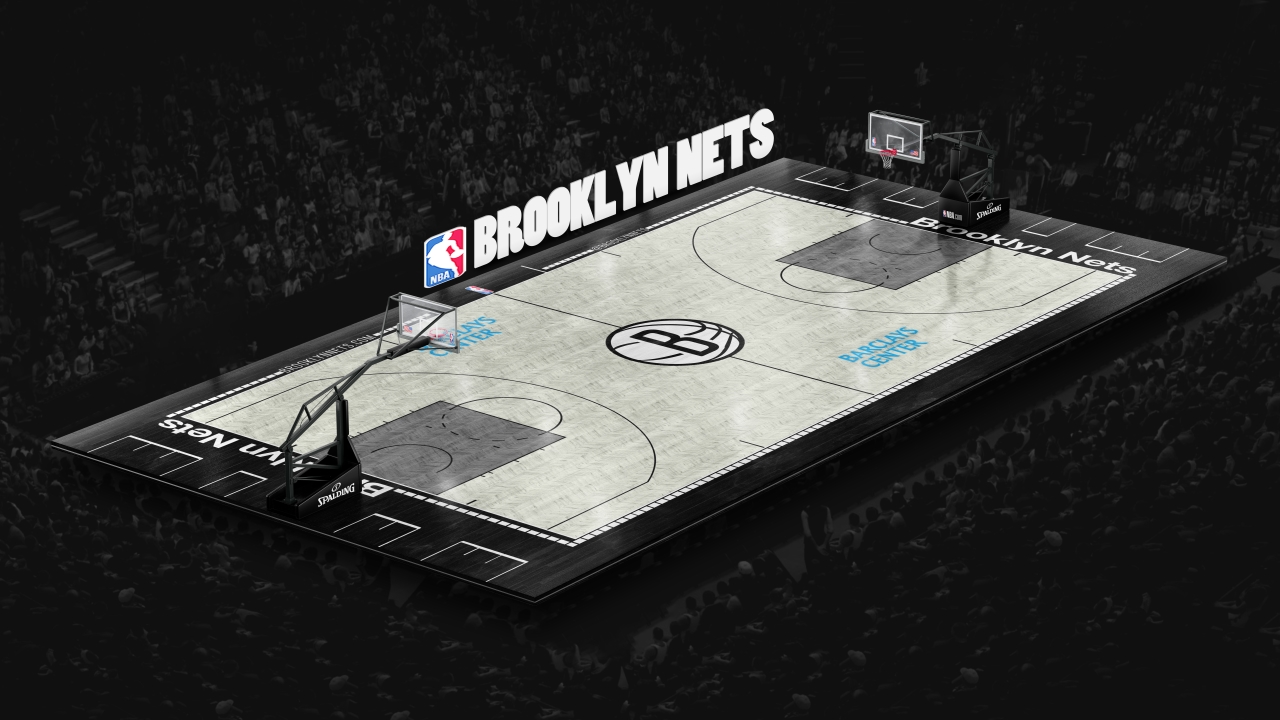 4K Brooklyn Nets 20192020 Court by HeatCheck