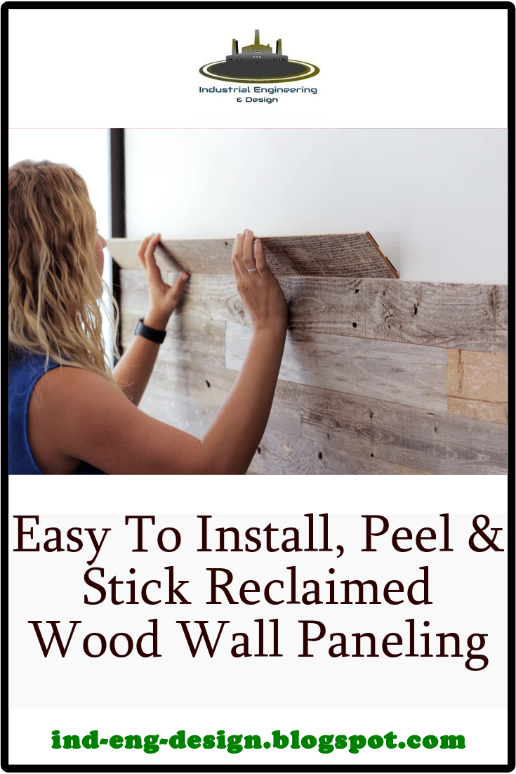 Easy To Install, Peel & Stick Reclaimed Wood Wall Paneling MagOne 2016