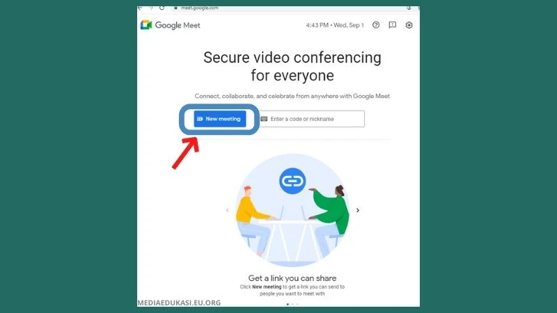 Cara Buat Link Google Meeting