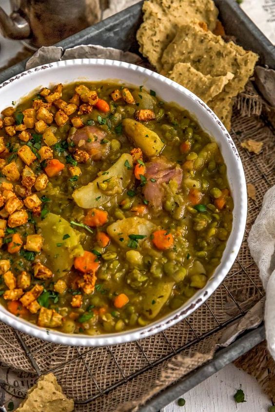 Vegan Split Pea Potato Soup The Healthy Quick Meals