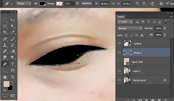 Cara Membuat Alis Vector Di Photoshop | cara membuat foto menjadi vector kartun di photoshop Cara Membuat Alis Vector Di Photoshop | cara membuat foto menjadi vector kartun di photoshop