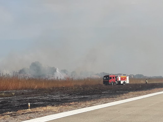 Prestes a receber Bolsonaro, Aeroporto de Mossoró tem incêndio; Administração não descarta ação criminosa