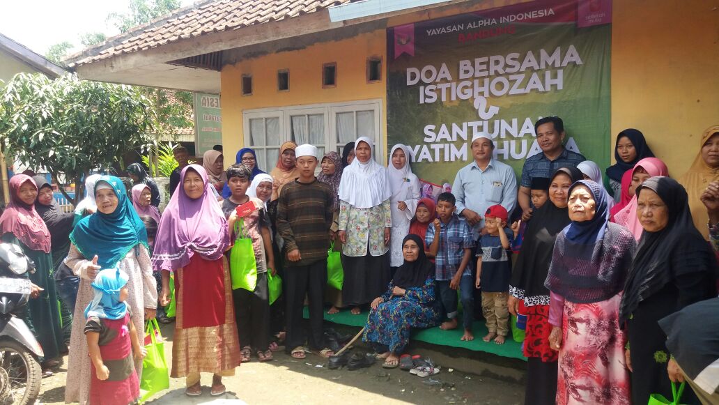 Santunan Rutin Yayasan Alpha Indonesia Cabang Bandung Alpha