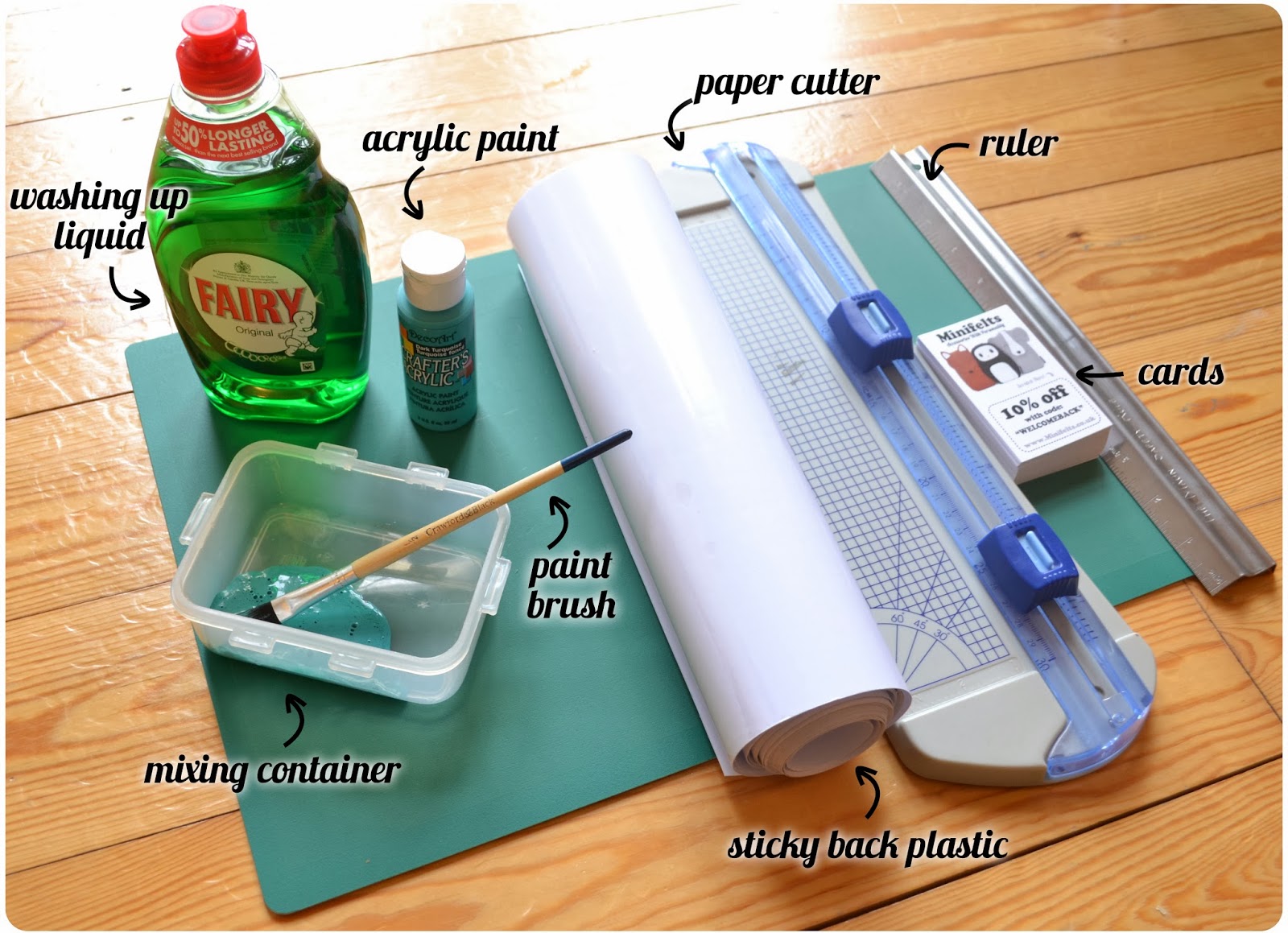 Minifelts DIY How To Make Your Own Scratch Cards