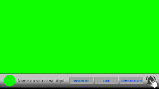 Inscreva-se Chroma Key - Deixe o Like, Ative o Sininho, Compartilhe / Green  Screen, Fundo Verde 