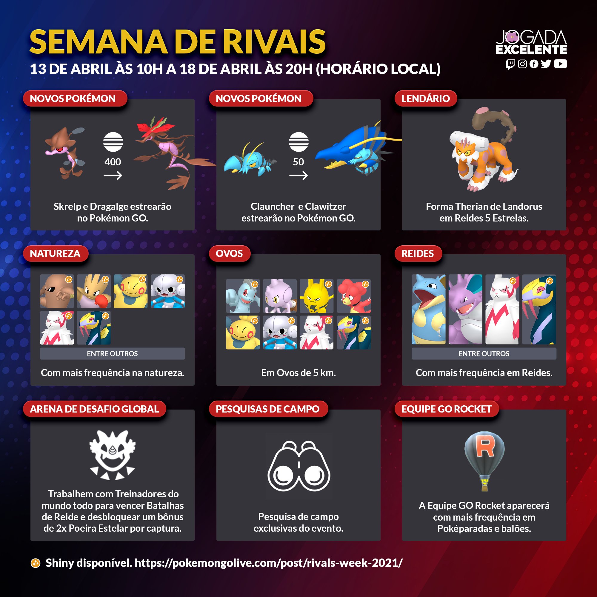 Pokémon GO - Evento Semana de Rivais