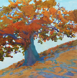 robin purcell artist october watercolor plein air oak paintings california watercolors painting tradition painter