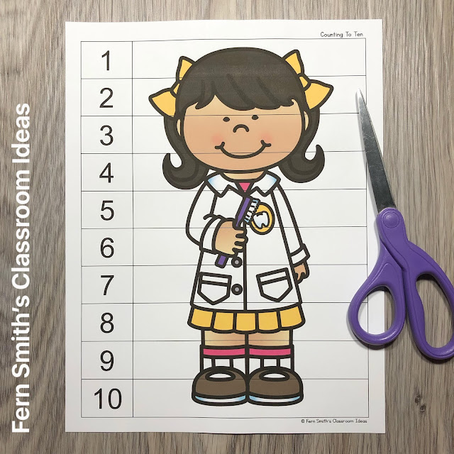 Click Here to Download These Community Helpers Counting Puzzles For Your Classroom Today!