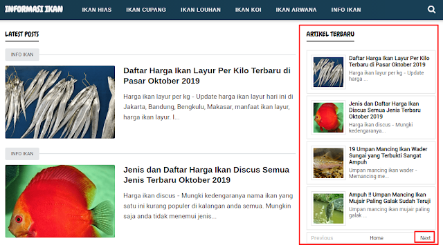 Cara Membuat Postingan Terbaru ( Recent Post ) di Blogger dengan Gambar Cara Membuat Postingan Terbaru ( Recent Post ) di Blogger dengan Gambar