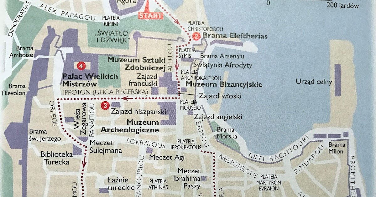 Wyspa Rodos - Rodos cz. I (Stare Miasto, Port)