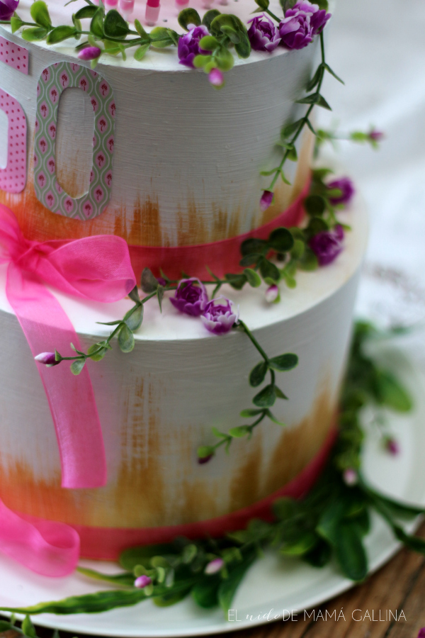 tarta de cumpleaños falsa