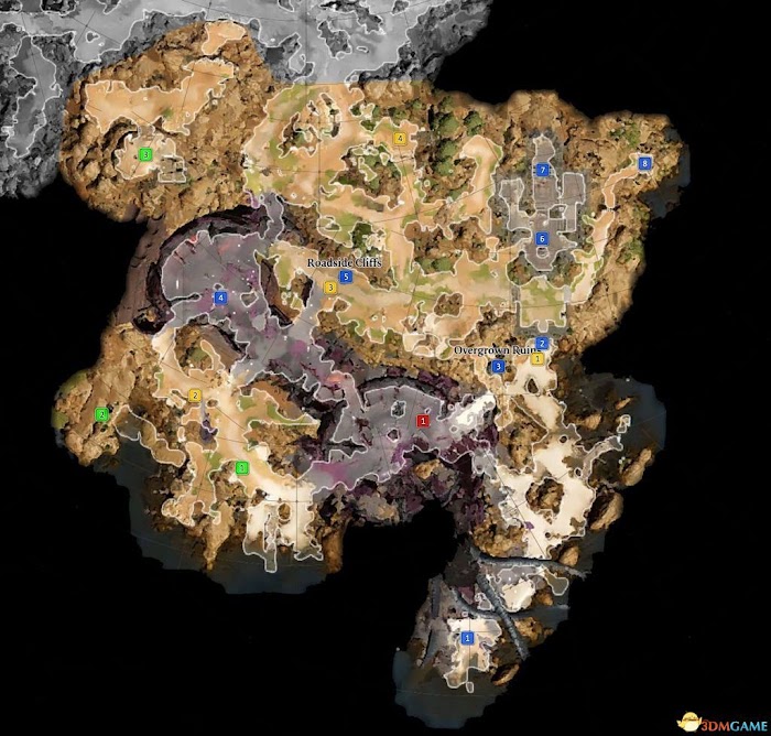柏德之門3 (Baldur's Gate 3) 全任務地圖隱秘地點NPC位置