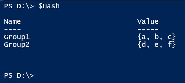 Win Infra Master: Combine arrays with hash tables in PowerShell