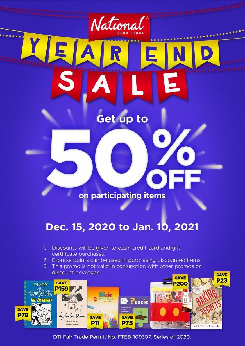 Manila Shopper National Book Store YearEnd SALE