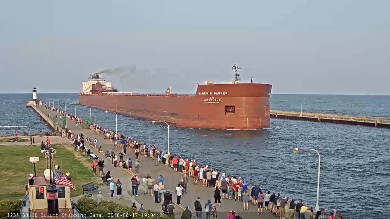 Duluth Harbor Cam Boat Horns