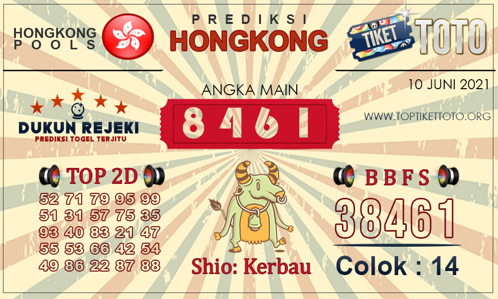 Prediksi Togel HONGKONG TIKETTOTO 10 JUNII 2021