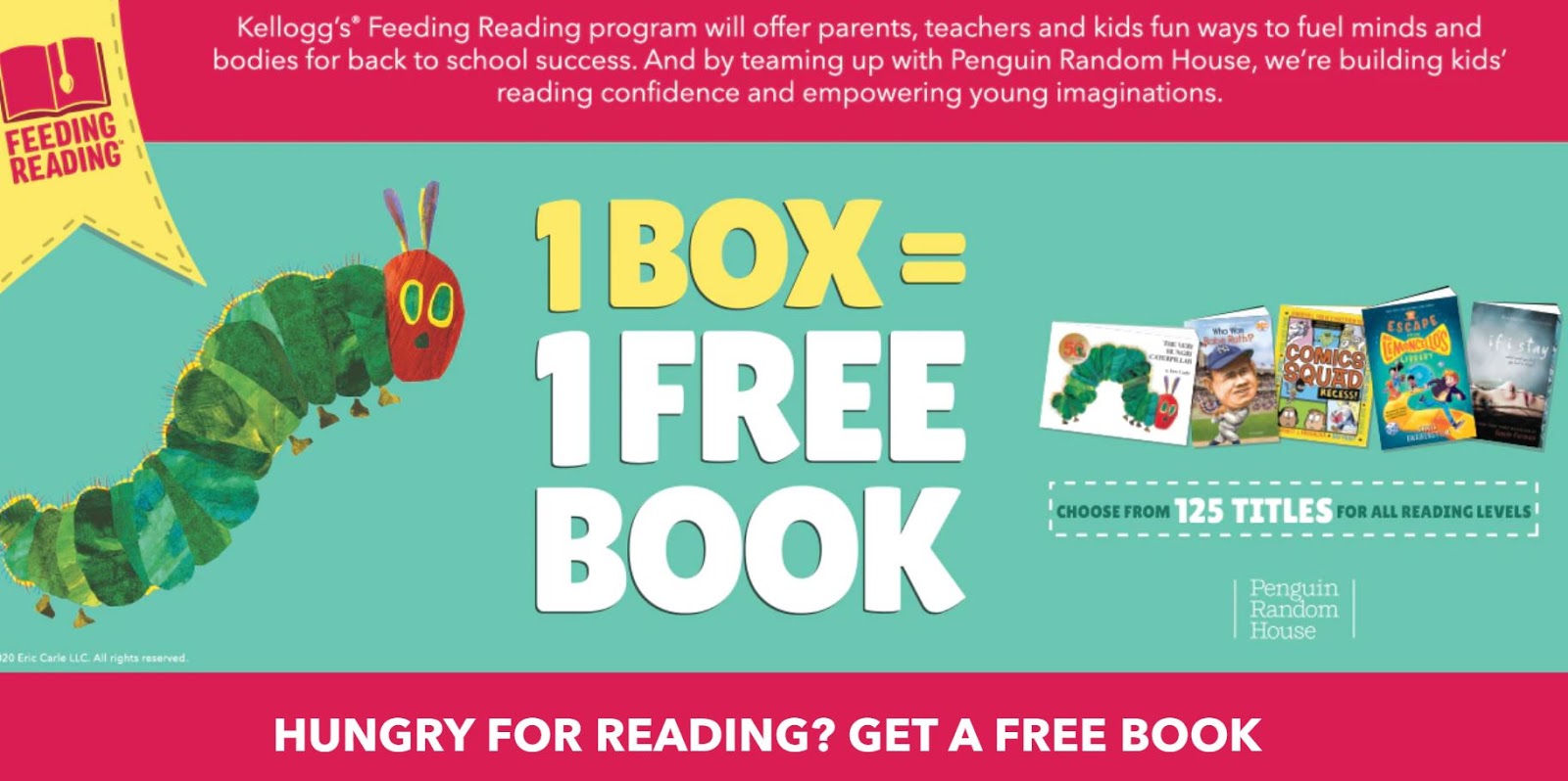 Free Children's Book For Every Participating Kellogg's Product