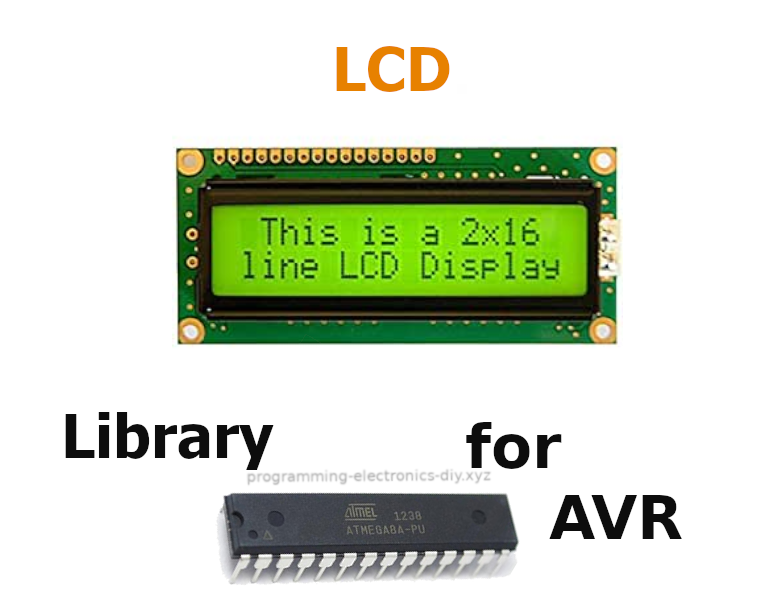 Library for interfacing alphanumeric LCD modules with AVR microcontrollers  - Liviu Istrate