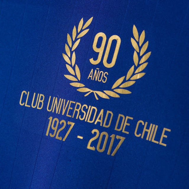 CFウニベルシダ・デ・チレ 2017 ユニフォーム-ホーム-90周年記念