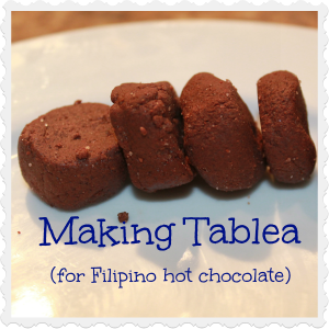 Miss K makes Tablea (for Filipino Hot Chocolate) | Piwi Kids